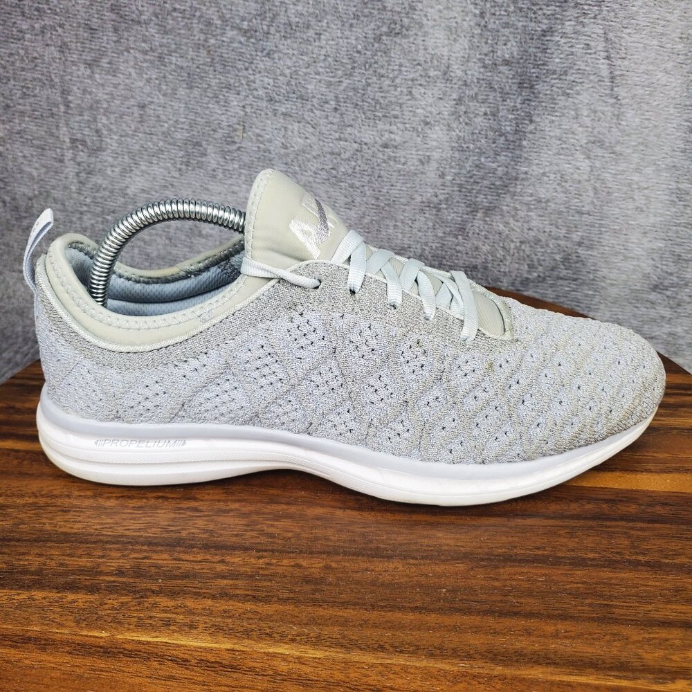 APL Shoes Men's 9 Gray Techloom Phantom Lace Up Low Top Athletic Sneakers - Picture 1 of 12